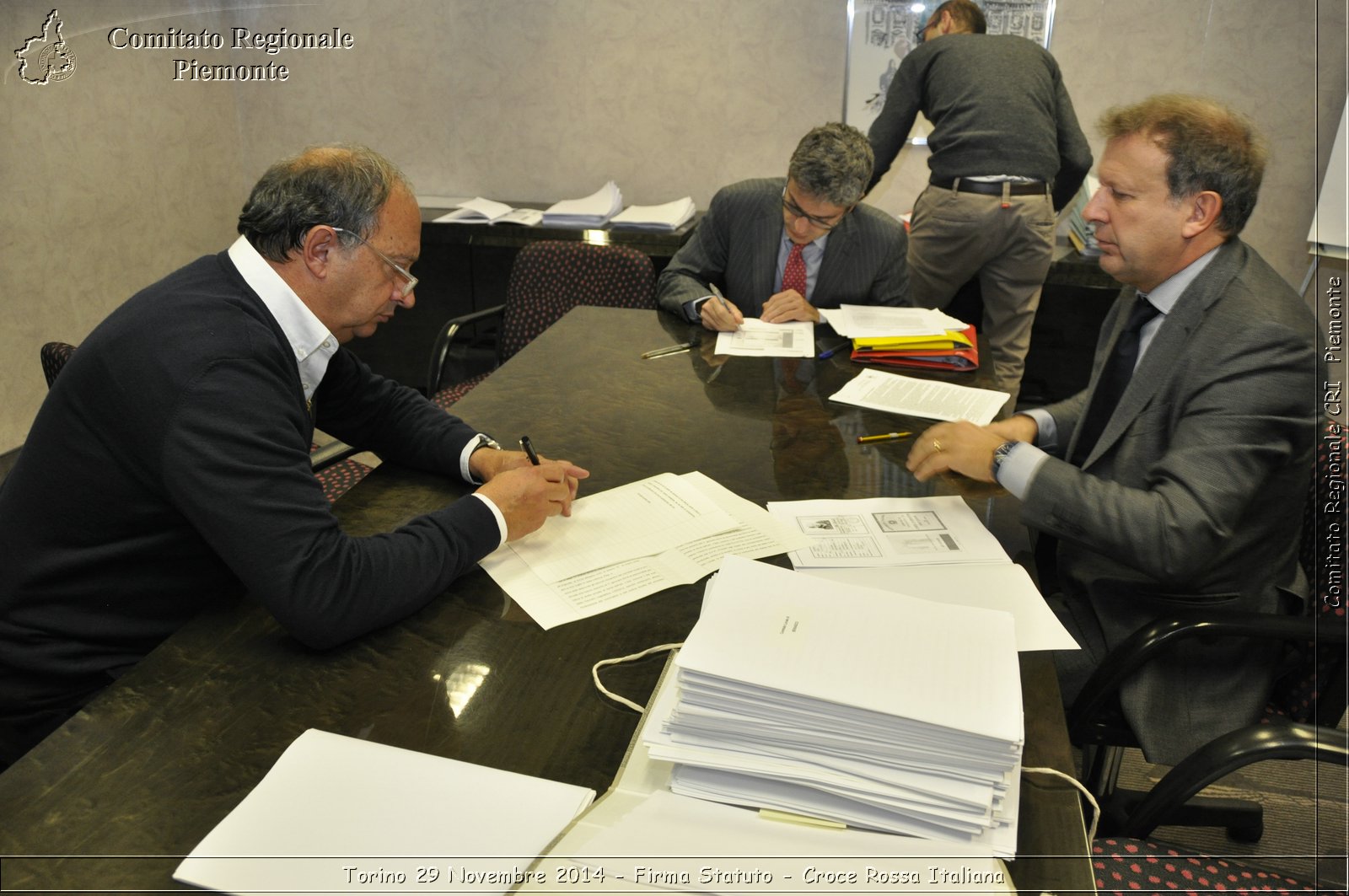 Torino 29 Novembre 2014 - Firma Statuto - Croce Rossa Italiana- Comitato Regionale del Piemonte