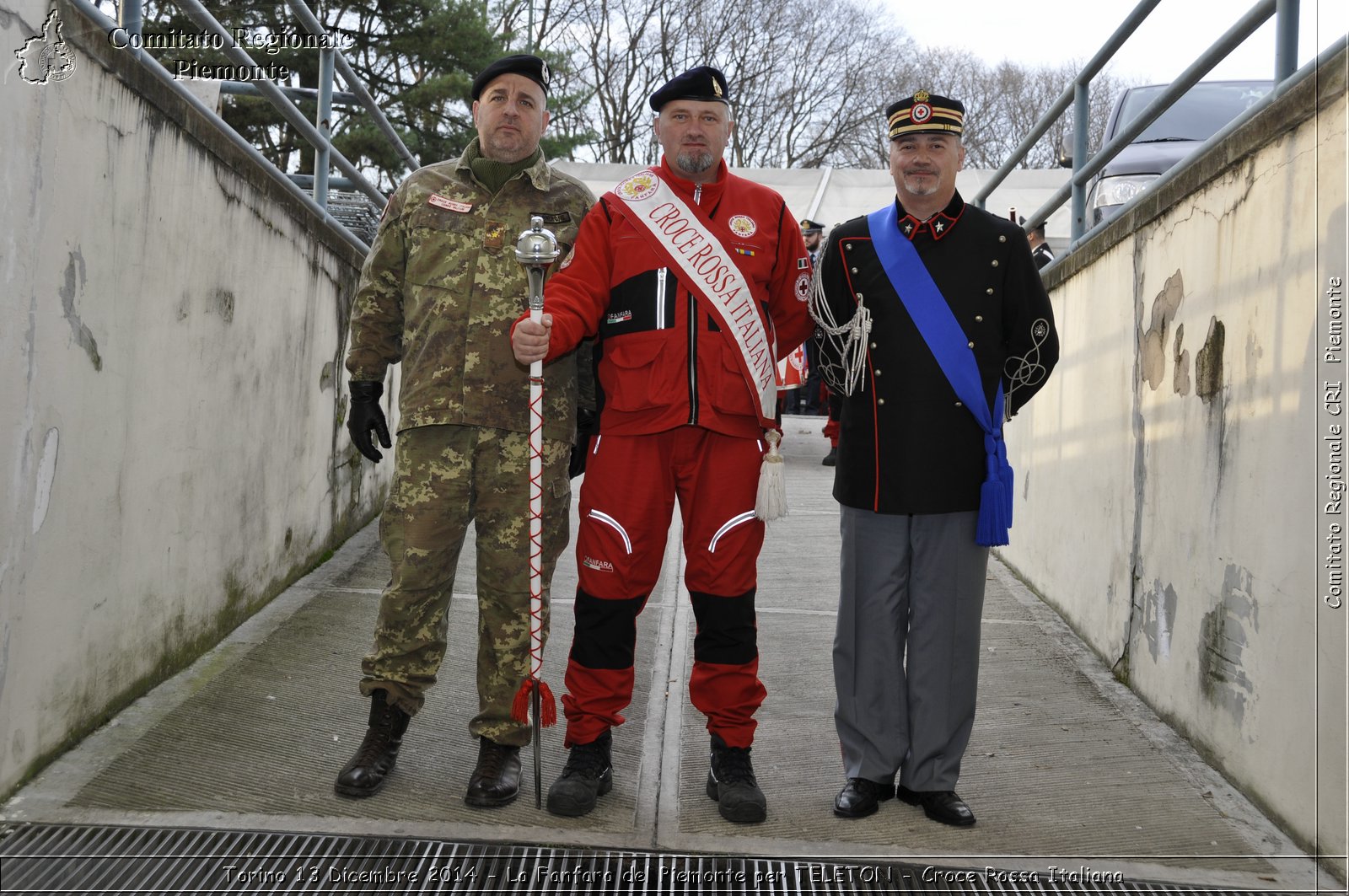 Torino 13 Dicembre 2014 - La Fanfara del Piemonte per TELETON - Croce Rossa Italiana- Comitato Regionale del Piemonte