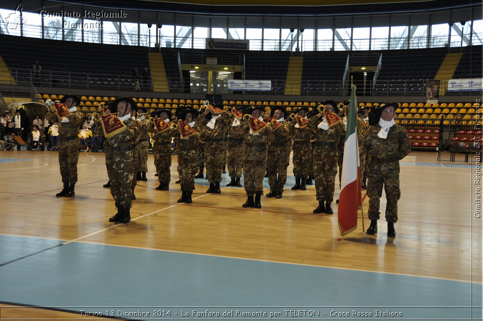 Torino 13 Dicembre 2014 - La Fanfara del Piemonte per TELETON - Croce Rossa Italiana- Comitato Regionale del Piemonte