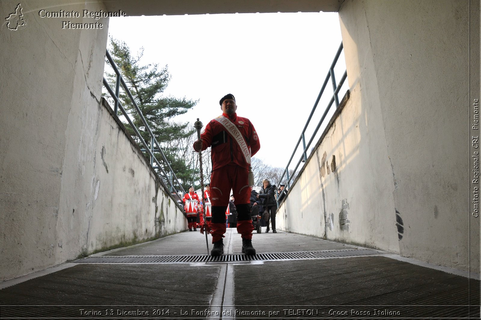 Torino 13 Dicembre 2014 - La Fanfara del Piemonte per TELETON - Croce Rossa Italiana- Comitato Regionale del Piemonte