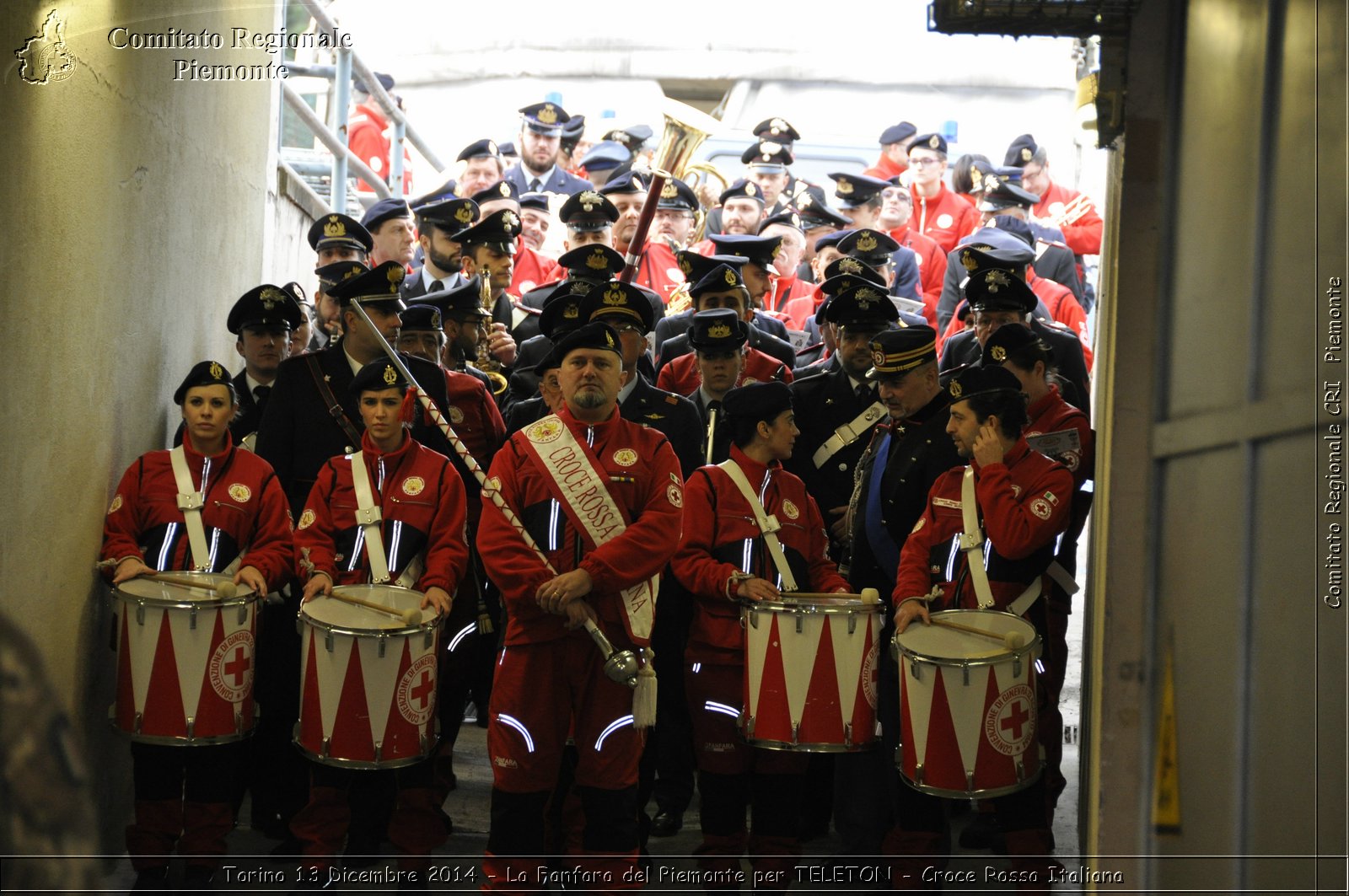 Torino 13 Dicembre 2014 - La Fanfara del Piemonte per TELETON - Croce Rossa Italiana- Comitato Regionale del Piemonte