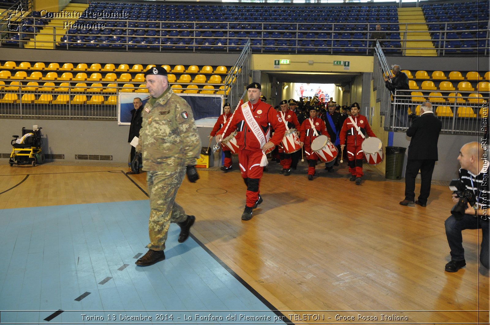 Torino 13 Dicembre 2014 - La Fanfara del Piemonte per TELETON - Croce Rossa Italiana- Comitato Regionale del Piemonte