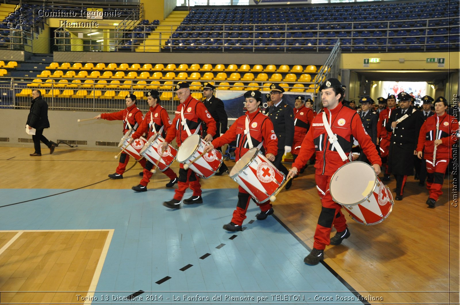 Torino 13 Dicembre 2014 - La Fanfara del Piemonte per TELETON - Croce Rossa Italiana- Comitato Regionale del Piemonte