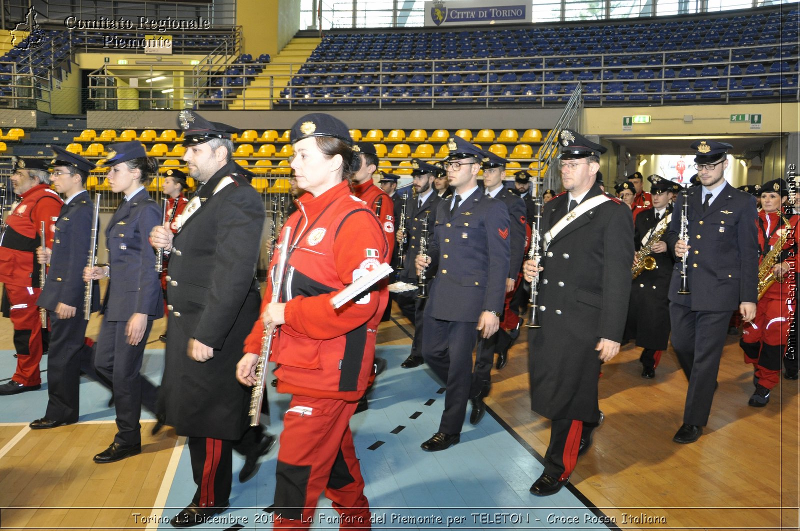 Torino 13 Dicembre 2014 - La Fanfara del Piemonte per TELETON - Croce Rossa Italiana- Comitato Regionale del Piemonte