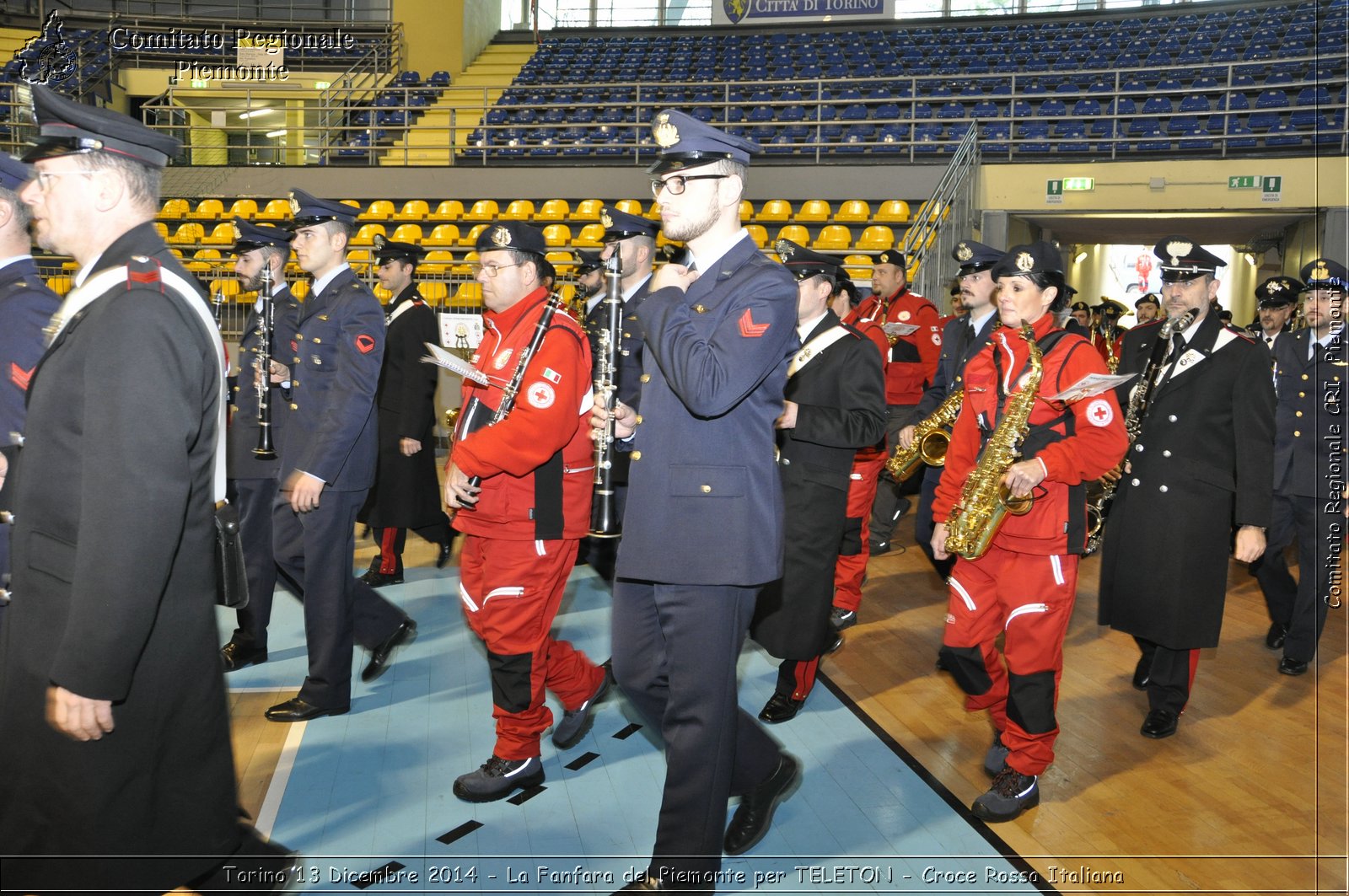 Torino 13 Dicembre 2014 - La Fanfara del Piemonte per TELETON - Croce Rossa Italiana- Comitato Regionale del Piemonte