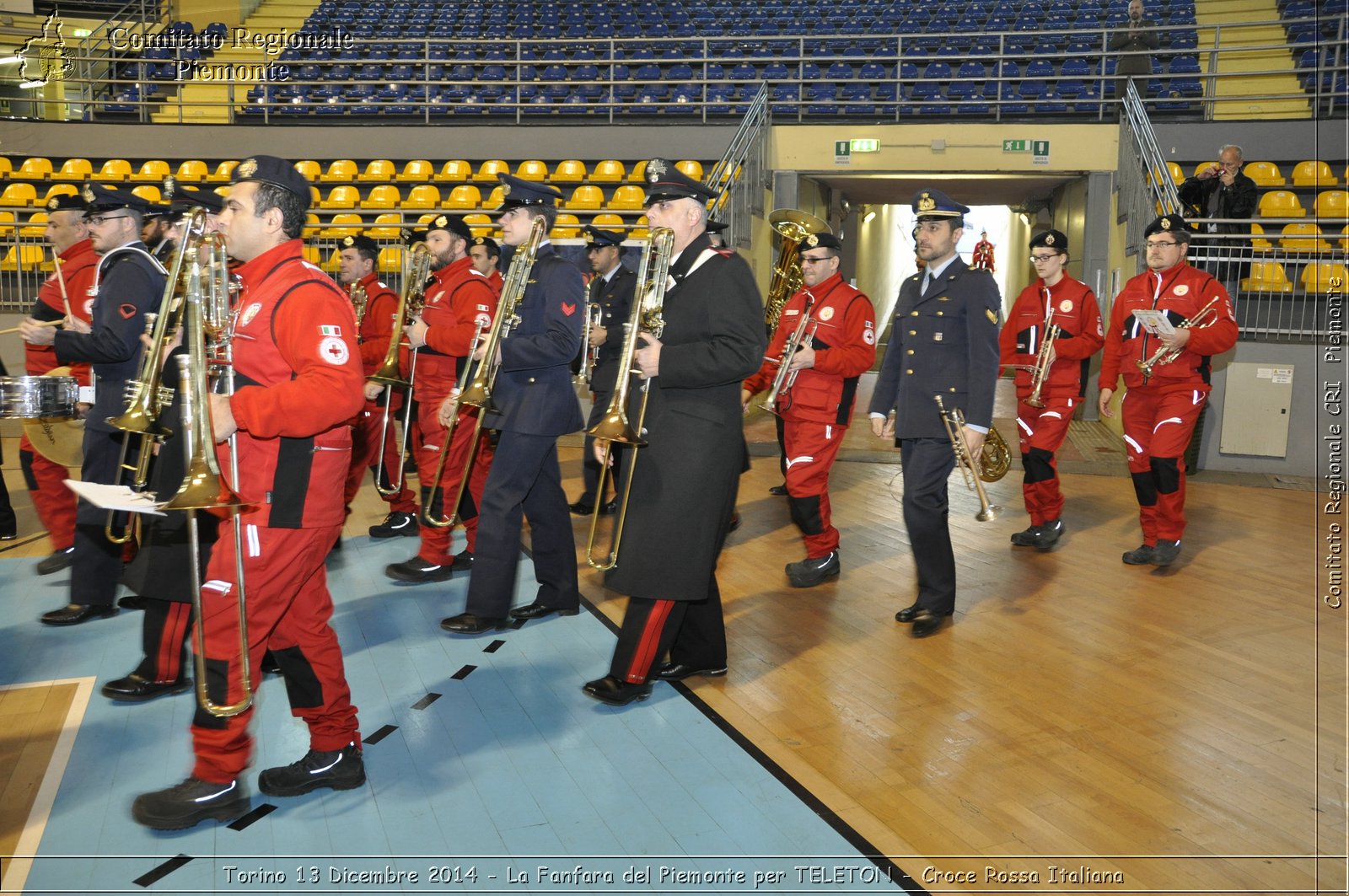 Torino 13 Dicembre 2014 - La Fanfara del Piemonte per TELETON - Croce Rossa Italiana- Comitato Regionale del Piemonte