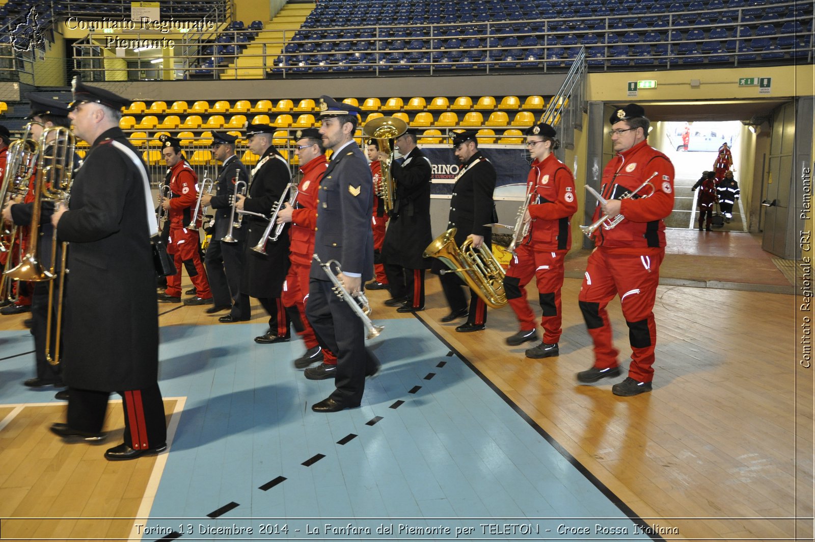 Torino 13 Dicembre 2014 - La Fanfara del Piemonte per TELETON - Croce Rossa Italiana- Comitato Regionale del Piemonte