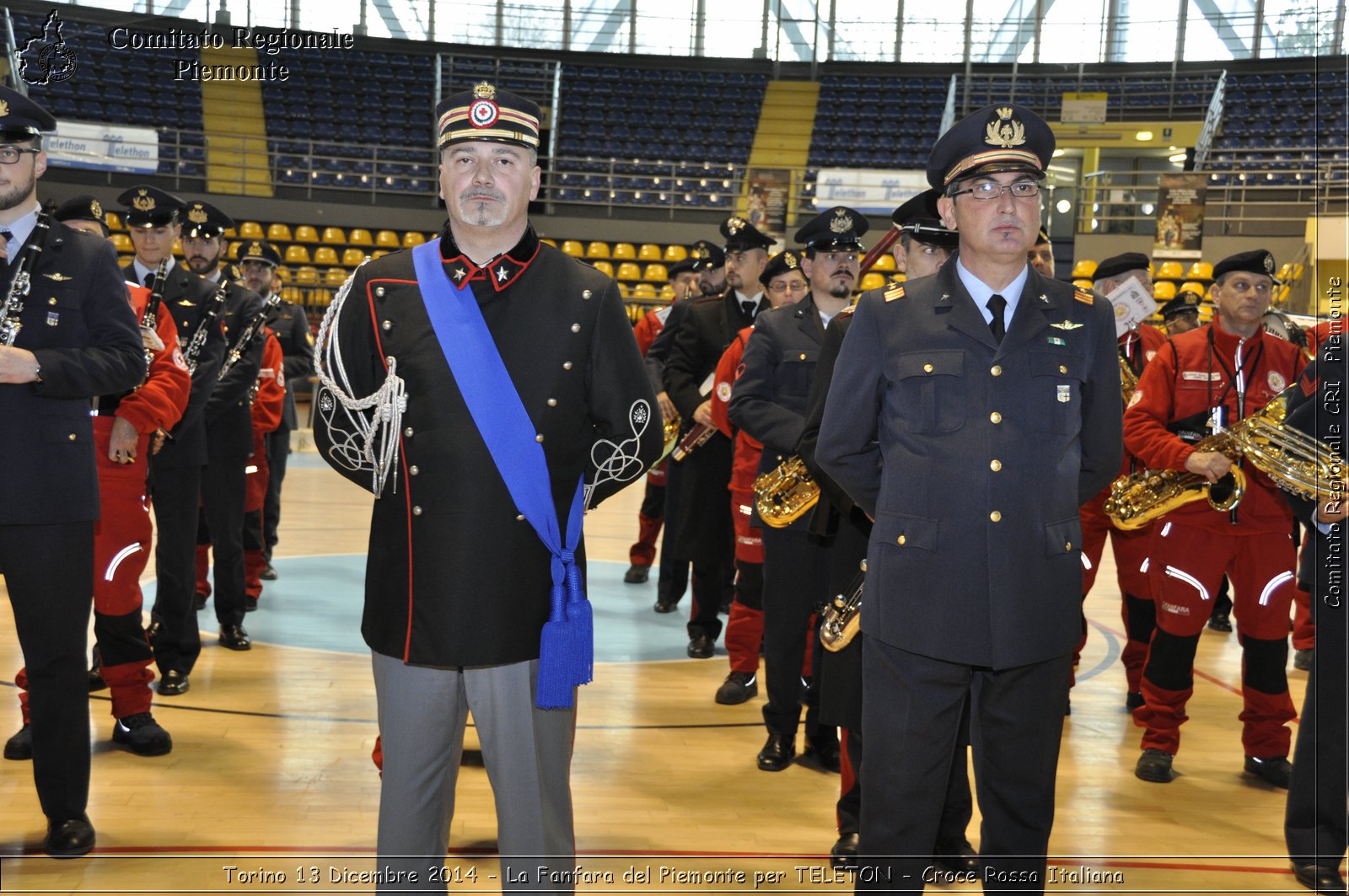 Torino 13 Dicembre 2014 - La Fanfara del Piemonte per TELETON - Croce Rossa Italiana- Comitato Regionale del Piemonte