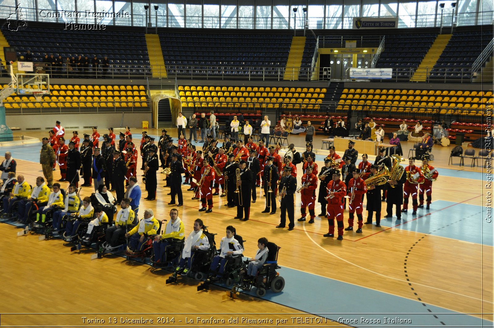 Torino 13 Dicembre 2014 - La Fanfara del Piemonte per TELETON - Croce Rossa Italiana- Comitato Regionale del Piemonte