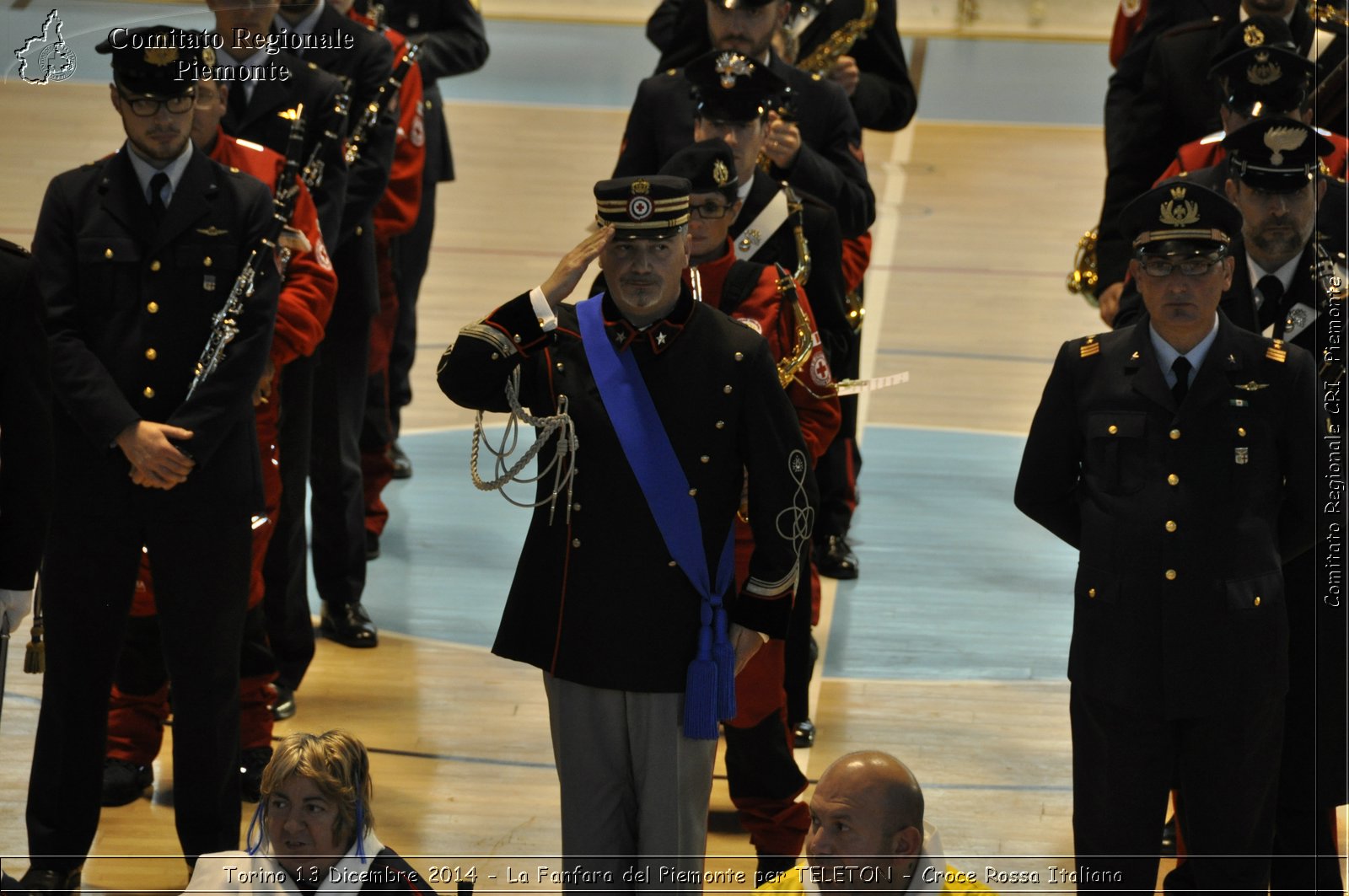 Torino 13 Dicembre 2014 - La Fanfara del Piemonte per TELETON - Croce Rossa Italiana- Comitato Regionale del Piemonte