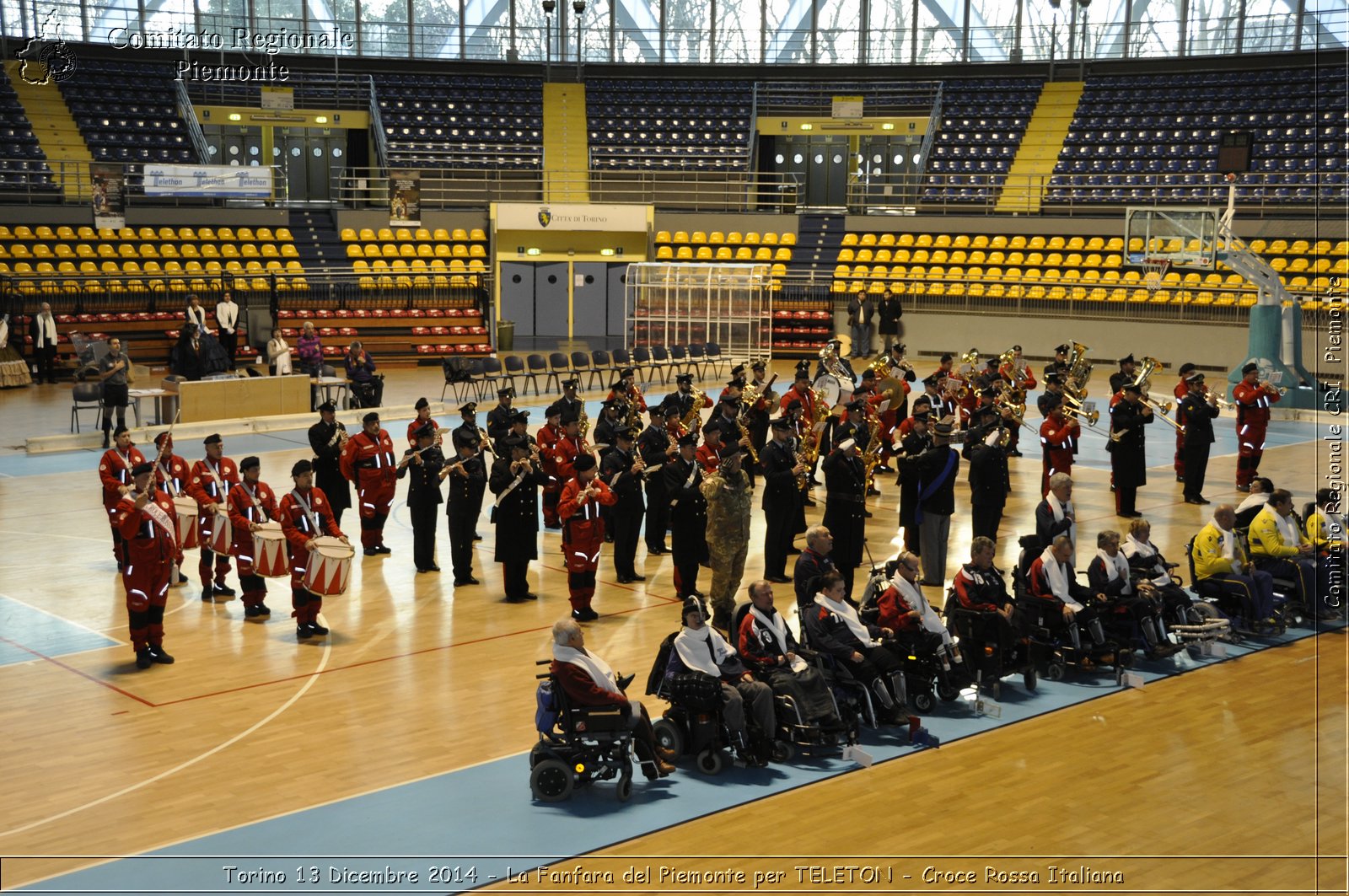 Torino 13 Dicembre 2014 - La Fanfara del Piemonte per TELETON - Croce Rossa Italiana- Comitato Regionale del Piemonte