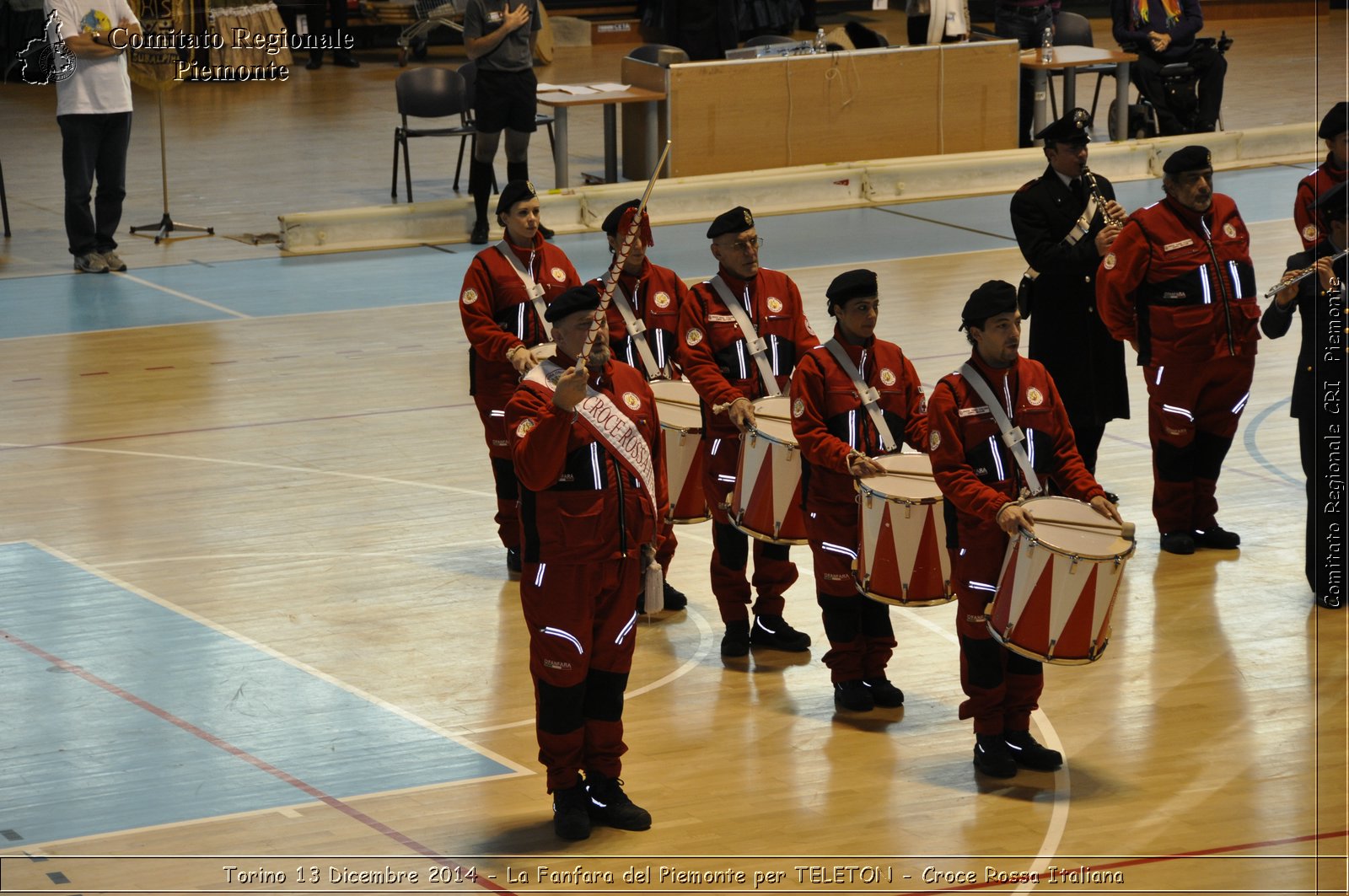 Torino 13 Dicembre 2014 - La Fanfara del Piemonte per TELETON - Croce Rossa Italiana- Comitato Regionale del Piemonte