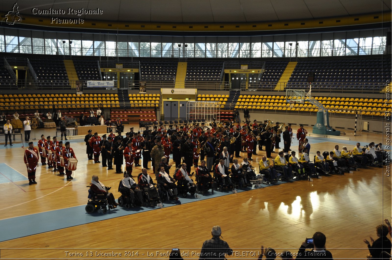 Torino 13 Dicembre 2014 - La Fanfara del Piemonte per TELETON - Croce Rossa Italiana- Comitato Regionale del Piemonte