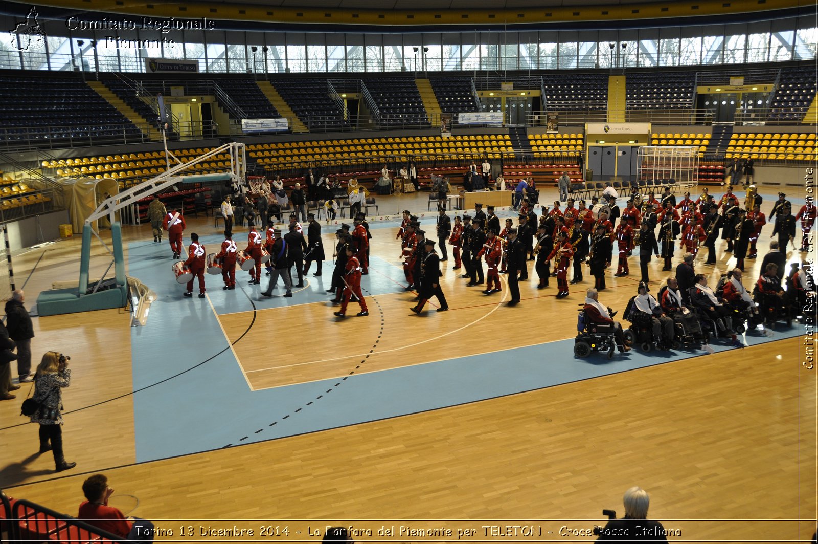 Torino 13 Dicembre 2014 - La Fanfara del Piemonte per TELETON - Croce Rossa Italiana- Comitato Regionale del Piemonte