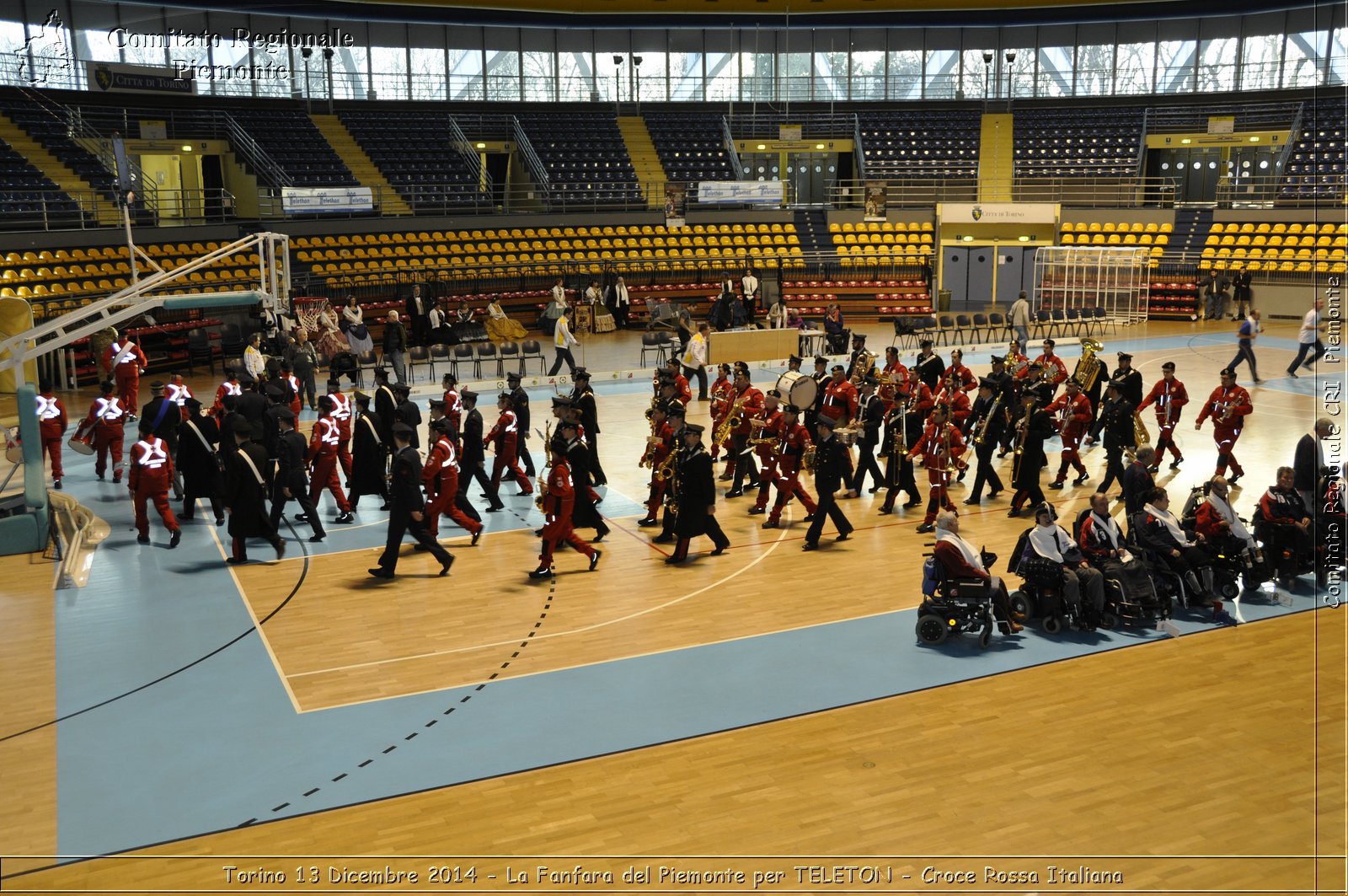 Torino 13 Dicembre 2014 - La Fanfara del Piemonte per TELETON - Croce Rossa Italiana- Comitato Regionale del Piemonte