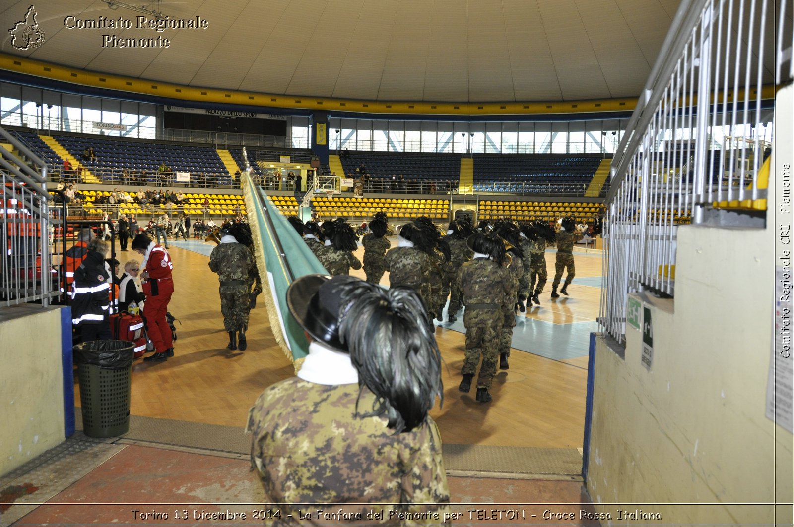 Torino 13 Dicembre 2014 - La Fanfara del Piemonte per TELETON - Croce Rossa Italiana- Comitato Regionale del Piemonte