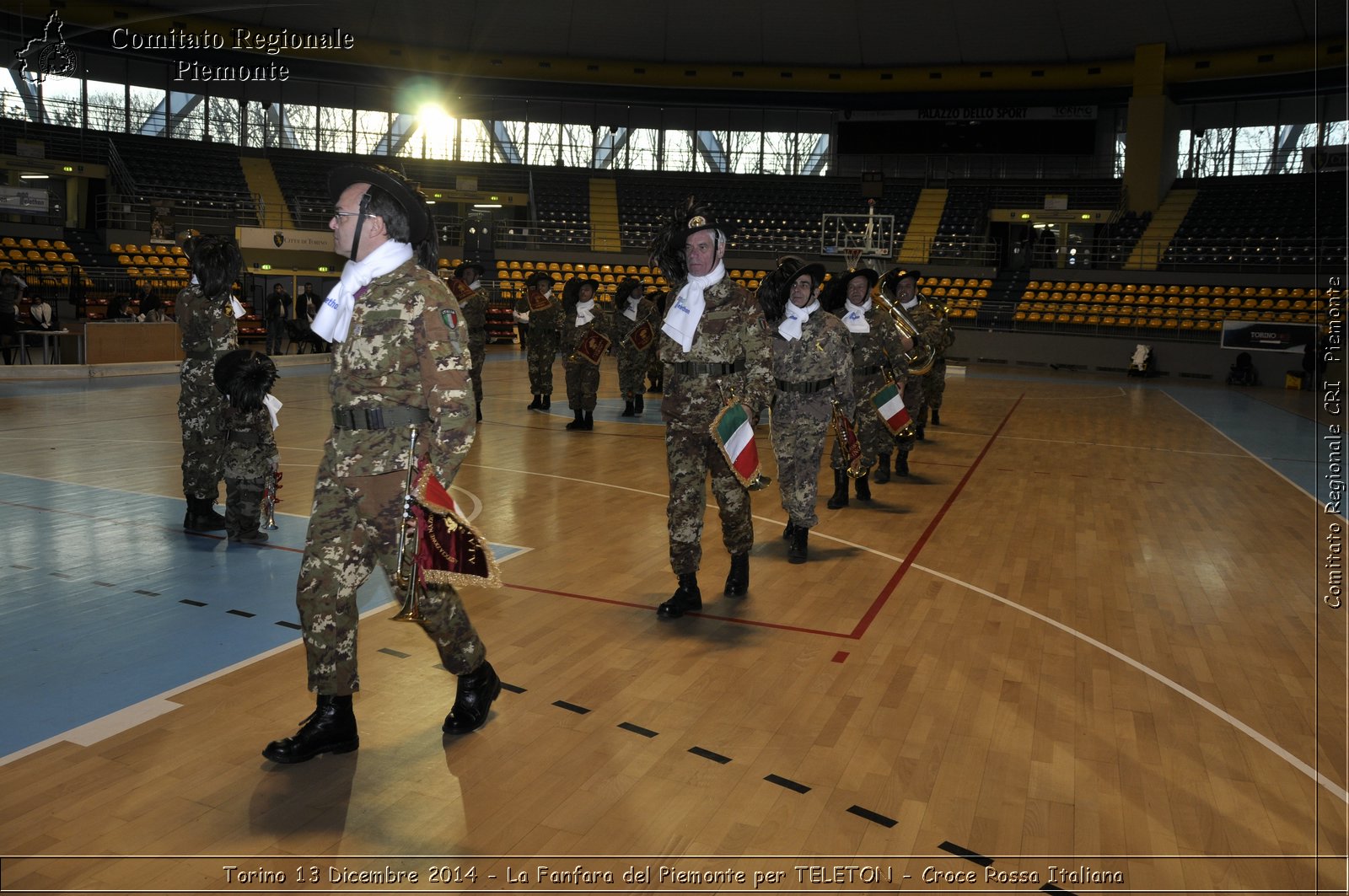 Torino 13 Dicembre 2014 - La Fanfara del Piemonte per TELETON - Croce Rossa Italiana- Comitato Regionale del Piemonte