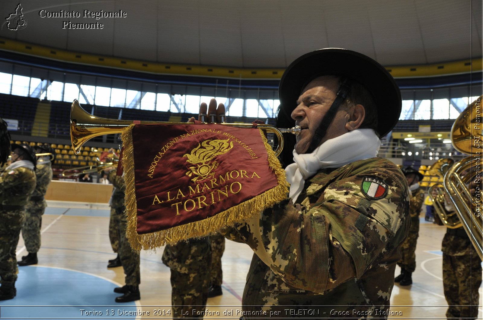 Torino 13 Dicembre 2014 - La Fanfara del Piemonte per TELETON - Croce Rossa Italiana- Comitato Regionale del Piemonte