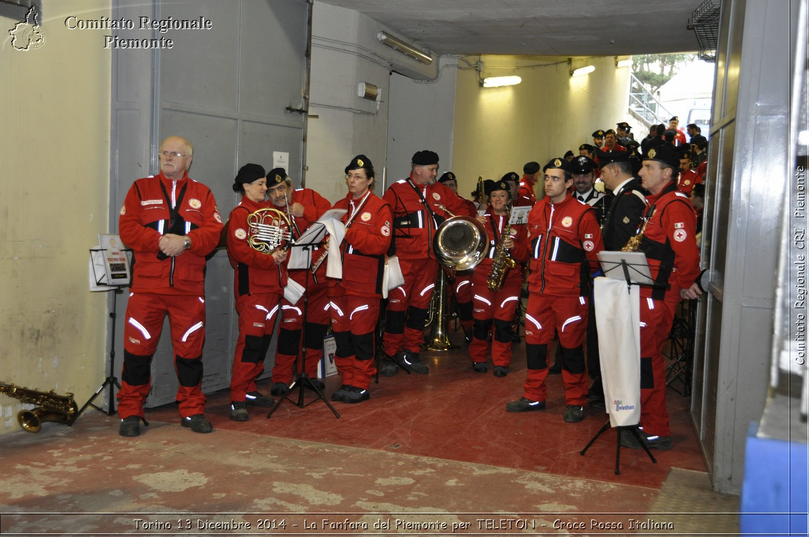 Torino 13 Dicembre 2014 - La Fanfara del Piemonte per TELETON - Croce Rossa Italiana- Comitato Regionale del Piemonte