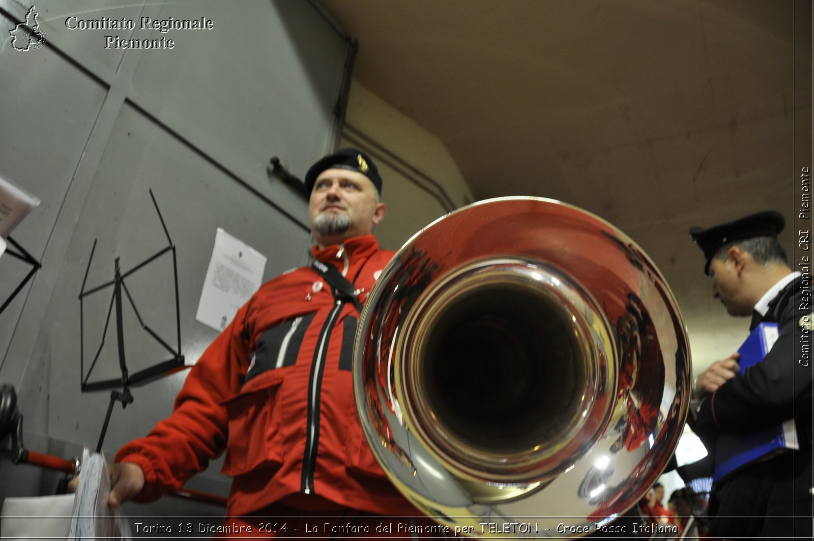 Torino 13 Dicembre 2014 - La Fanfara del Piemonte per TELETON - Croce Rossa Italiana- Comitato Regionale del Piemonte