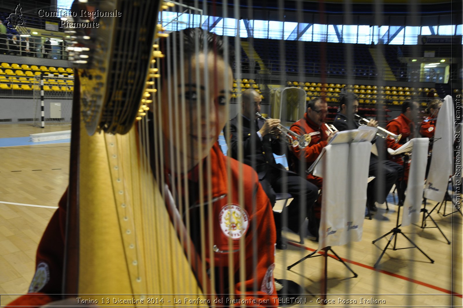 Torino 13 Dicembre 2014 - La Fanfara del Piemonte per TELETON - Croce Rossa Italiana- Comitato Regionale del Piemonte