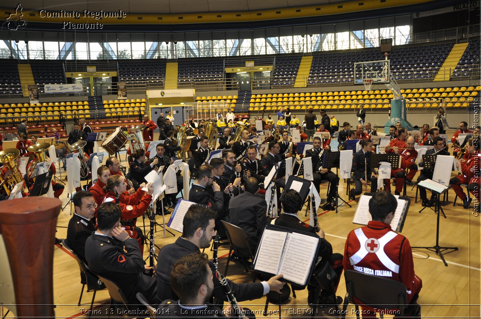 Torino 13 Dicembre 2014 - La Fanfara del Piemonte per TELETON - Croce Rossa Italiana- Comitato Regionale del Piemonte