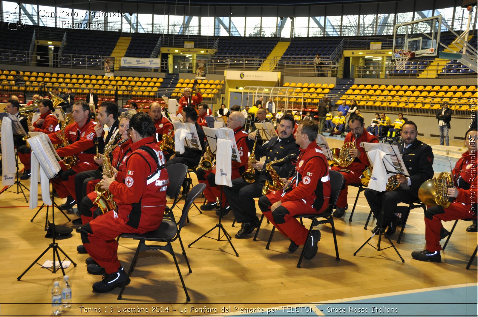 Torino 13 Dicembre 2014 - La Fanfara del Piemonte per TELETON - Croce Rossa Italiana- Comitato Regionale del Piemonte