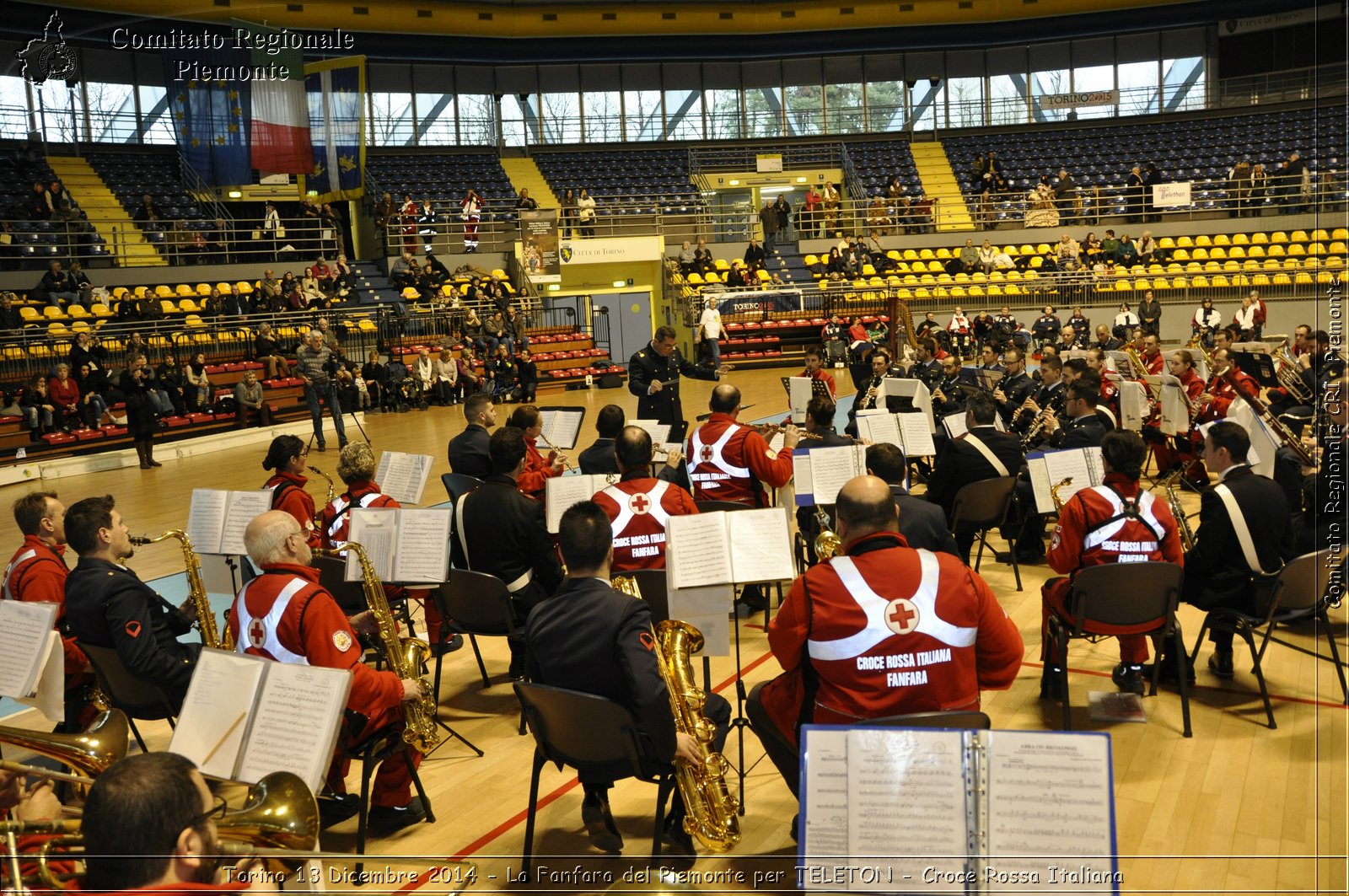 Torino 13 Dicembre 2014 - La Fanfara del Piemonte per TELETON - Croce Rossa Italiana- Comitato Regionale del Piemonte