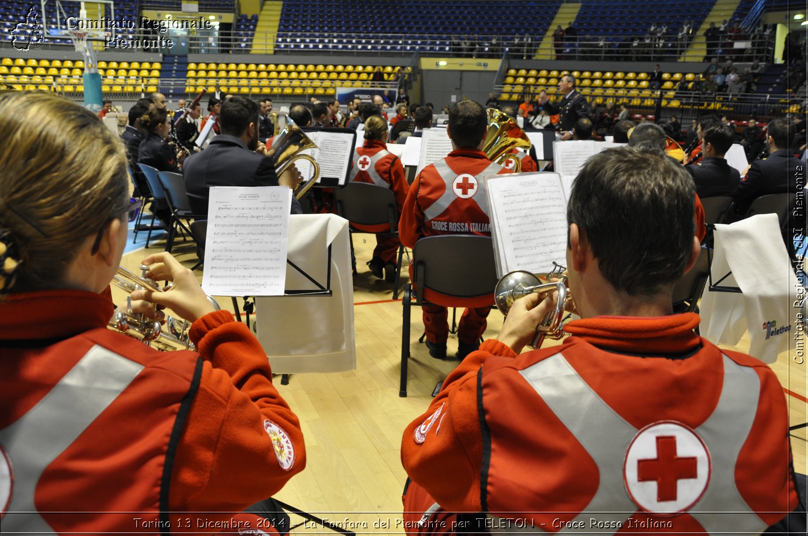 Torino 13 Dicembre 2014 - La Fanfara del Piemonte per TELETON - Croce Rossa Italiana- Comitato Regionale del Piemonte