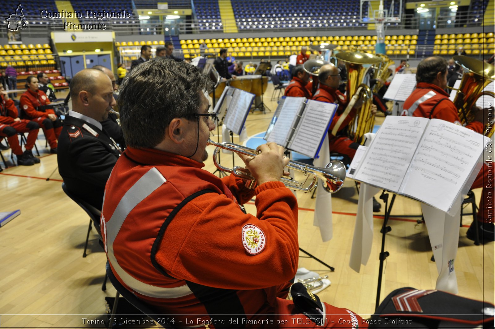 Torino 13 Dicembre 2014 - La Fanfara del Piemonte per TELETON - Croce Rossa Italiana- Comitato Regionale del Piemonte