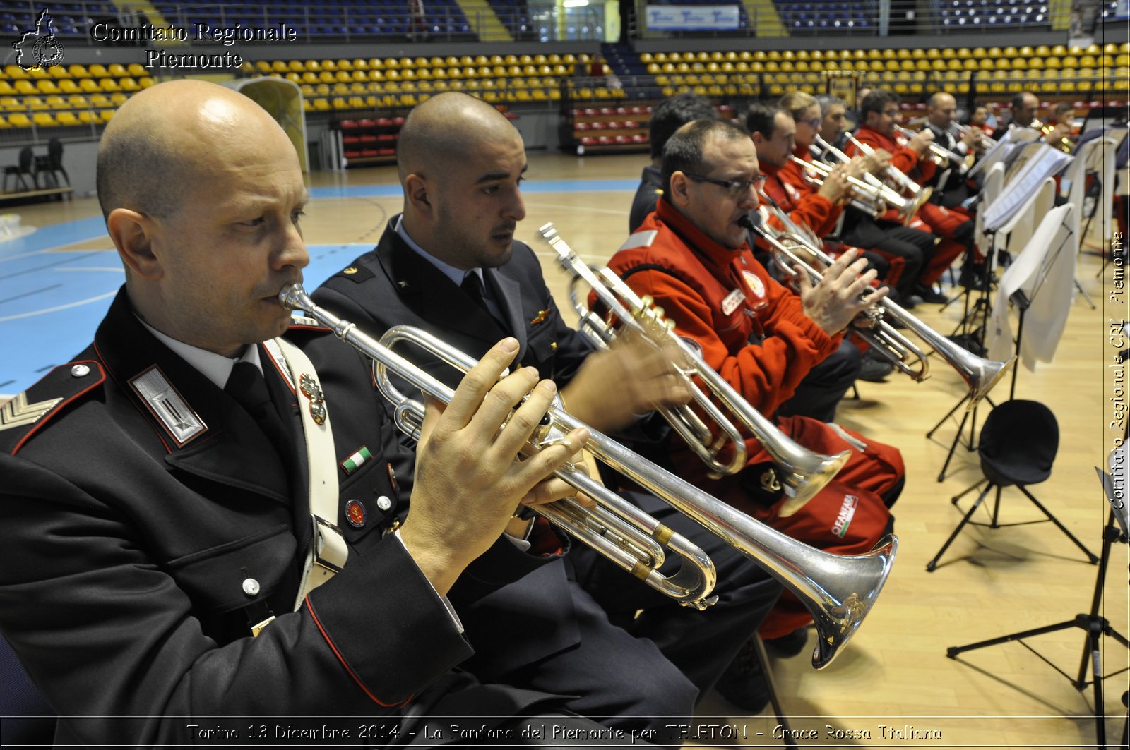 Torino 13 Dicembre 2014 - La Fanfara del Piemonte per TELETON - Croce Rossa Italiana- Comitato Regionale del Piemonte