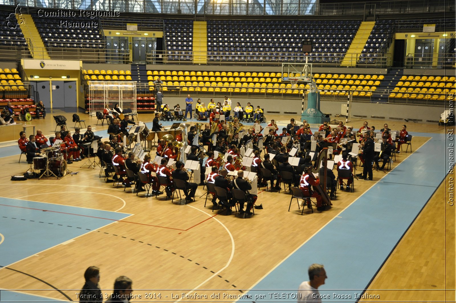 Torino 13 Dicembre 2014 - La Fanfara del Piemonte per TELETON - Croce Rossa Italiana- Comitato Regionale del Piemonte