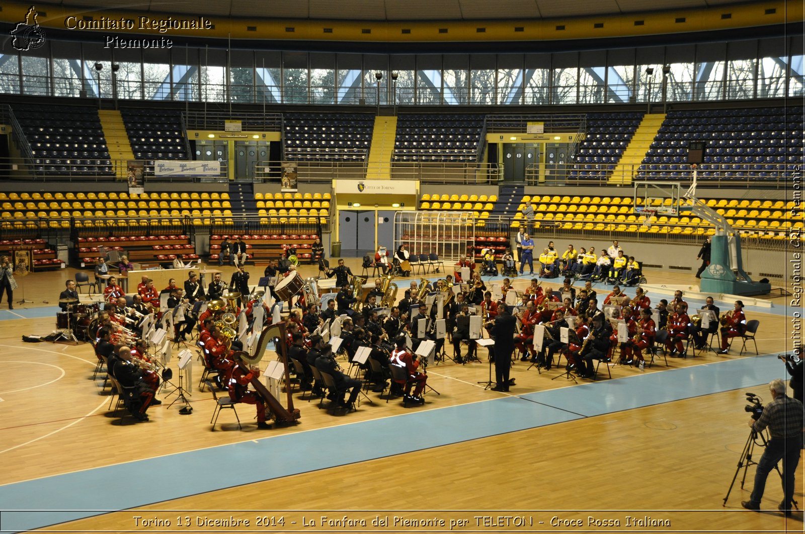 Torino 13 Dicembre 2014 - La Fanfara del Piemonte per TELETON - Croce Rossa Italiana- Comitato Regionale del Piemonte