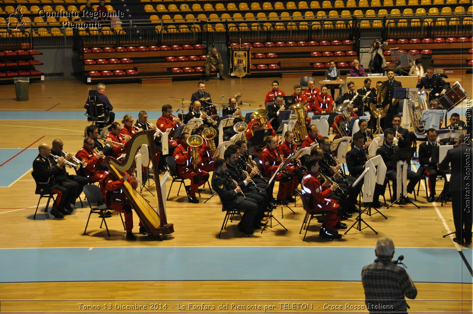 Torino 13 Dicembre 2014 - La Fanfara del Piemonte per TELETON - Croce Rossa Italiana- Comitato Regionale del Piemonte