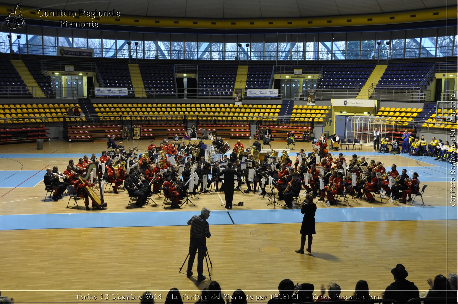 Torino 13 Dicembre 2014 - La Fanfara del Piemonte per TELETON - Croce Rossa Italiana- Comitato Regionale del Piemonte