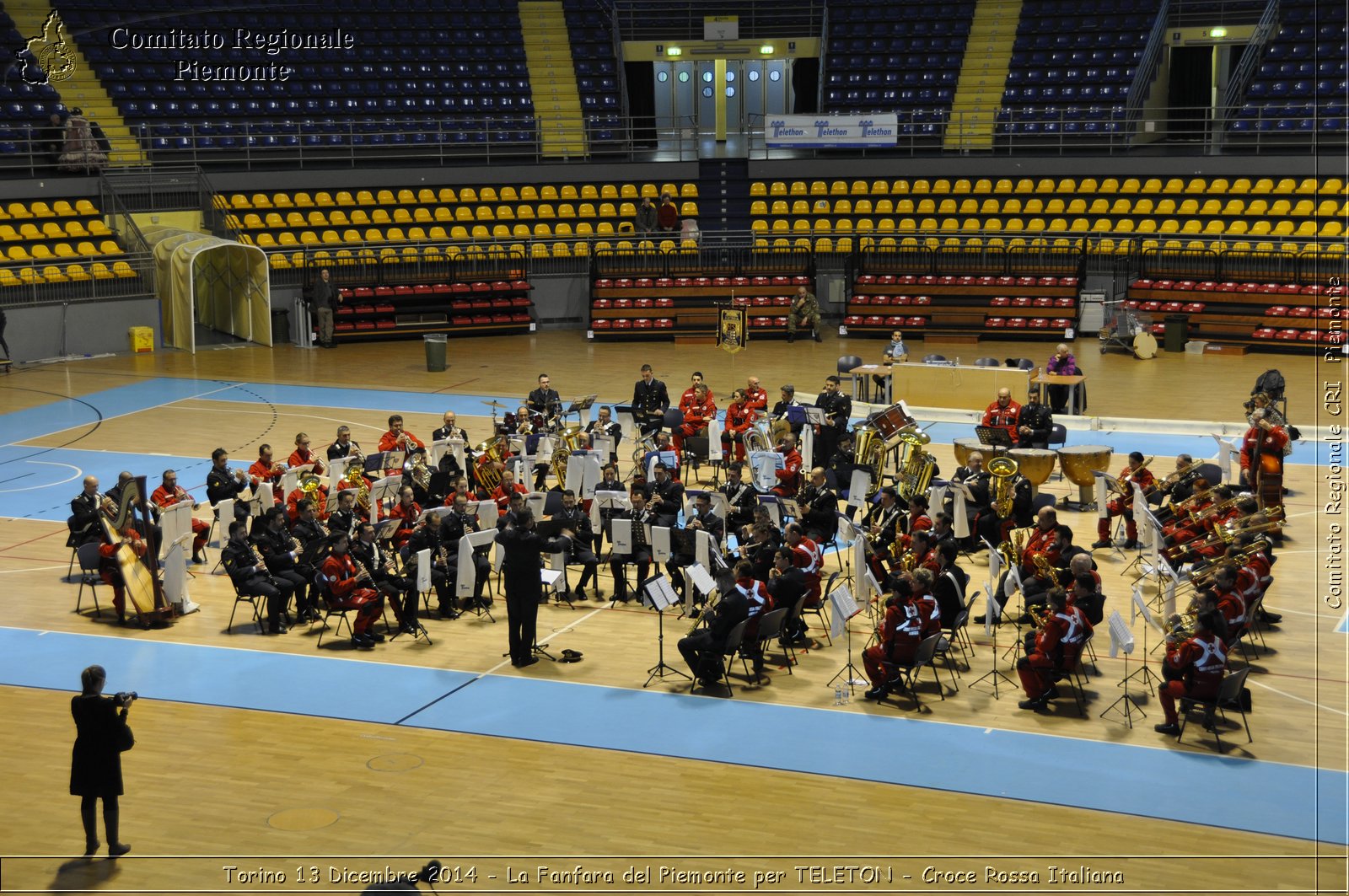 Torino 13 Dicembre 2014 - La Fanfara del Piemonte per TELETON - Croce Rossa Italiana- Comitato Regionale del Piemonte