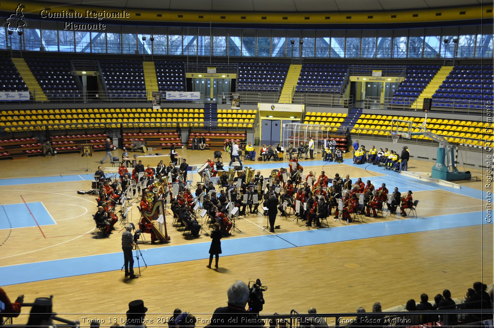 Torino 13 Dicembre 2014 - La Fanfara del Piemonte per TELETON - Croce Rossa Italiana- Comitato Regionale del Piemonte