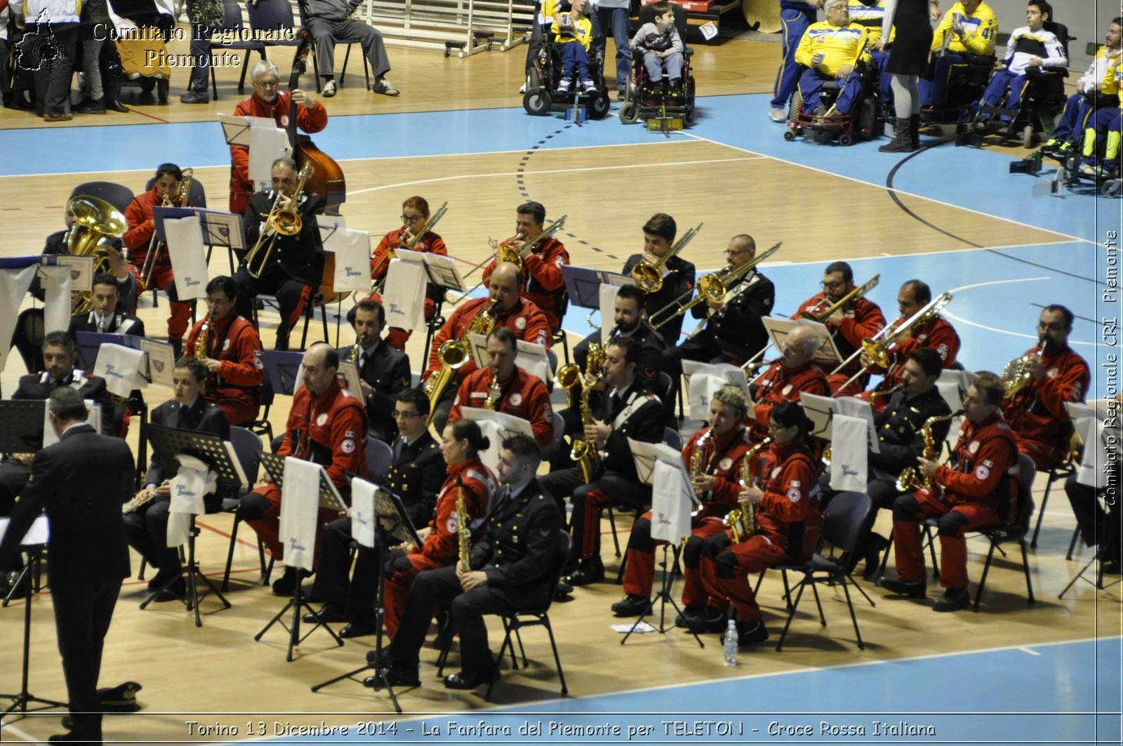 Torino 13 Dicembre 2014 - La Fanfara del Piemonte per TELETON - Croce Rossa Italiana- Comitato Regionale del Piemonte