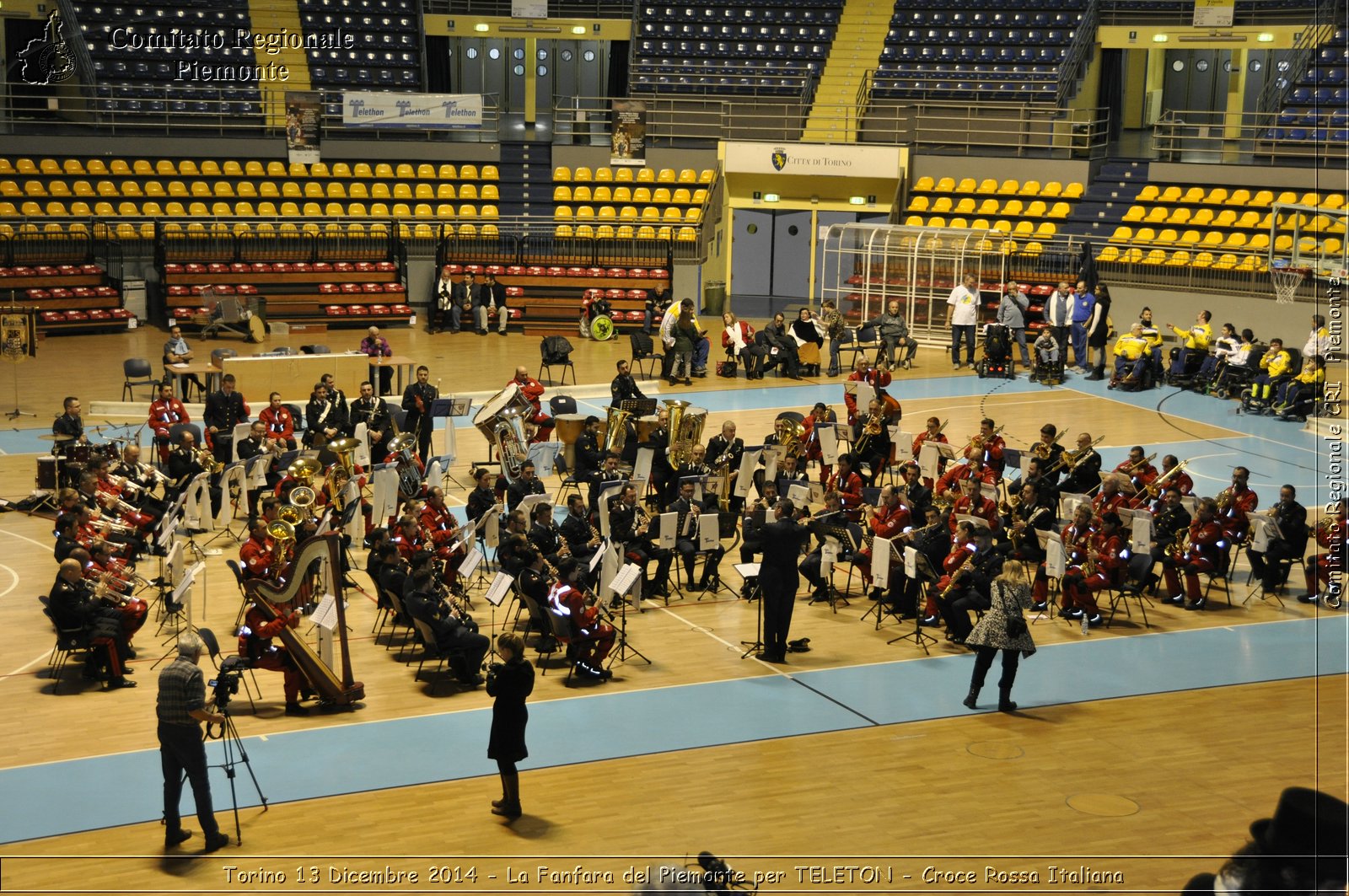 Torino 13 Dicembre 2014 - La Fanfara del Piemonte per TELETON - Croce Rossa Italiana- Comitato Regionale del Piemonte