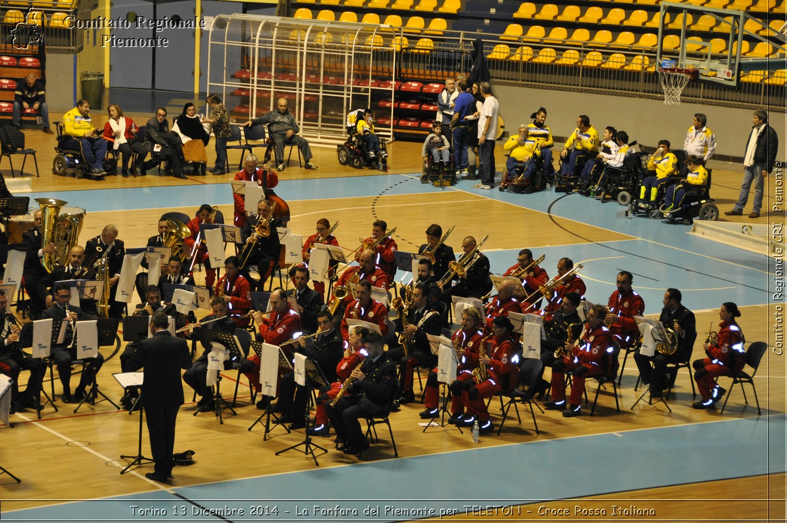 Torino 13 Dicembre 2014 - La Fanfara del Piemonte per TELETON - Croce Rossa Italiana- Comitato Regionale del Piemonte