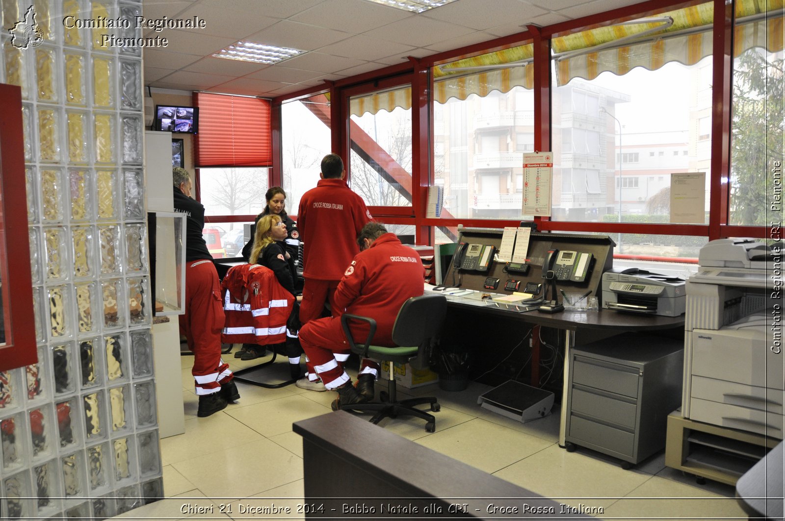 Chieri 21 Dicembre 2014 - Babbo Natale alla CRI - Croce Rossa Italiana- Comitato Regionale del Piemonte