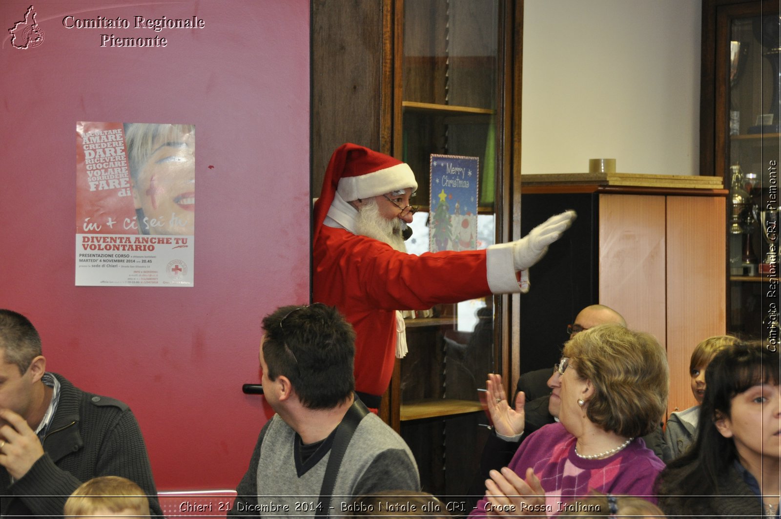 Chieri 21 Dicembre 2014 - Babbo Natale alla CRI - Croce Rossa Italiana- Comitato Regionale del Piemonte