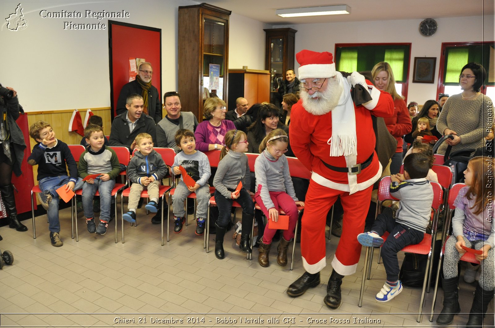 Chieri 21 Dicembre 2014 - Babbo Natale alla CRI - Croce Rossa Italiana- Comitato Regionale del Piemonte