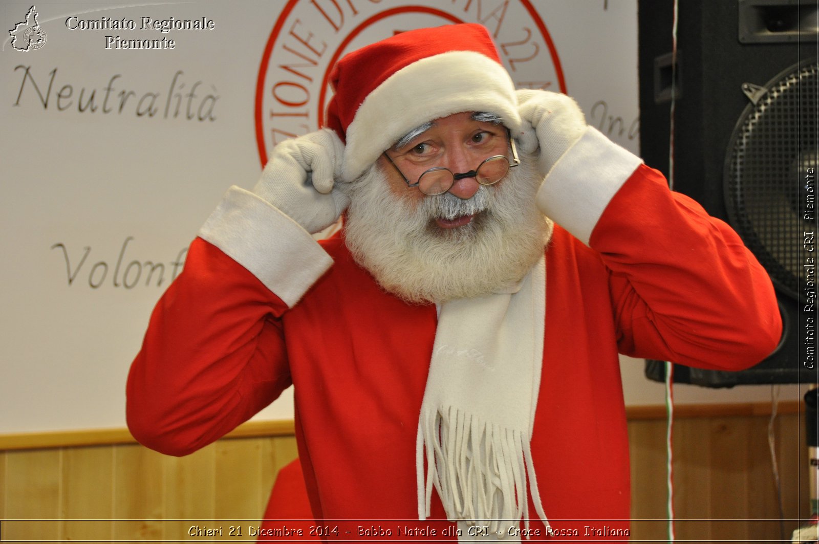 Chieri 21 Dicembre 2014 - Babbo Natale alla CRI - Croce Rossa Italiana- Comitato Regionale del Piemonte