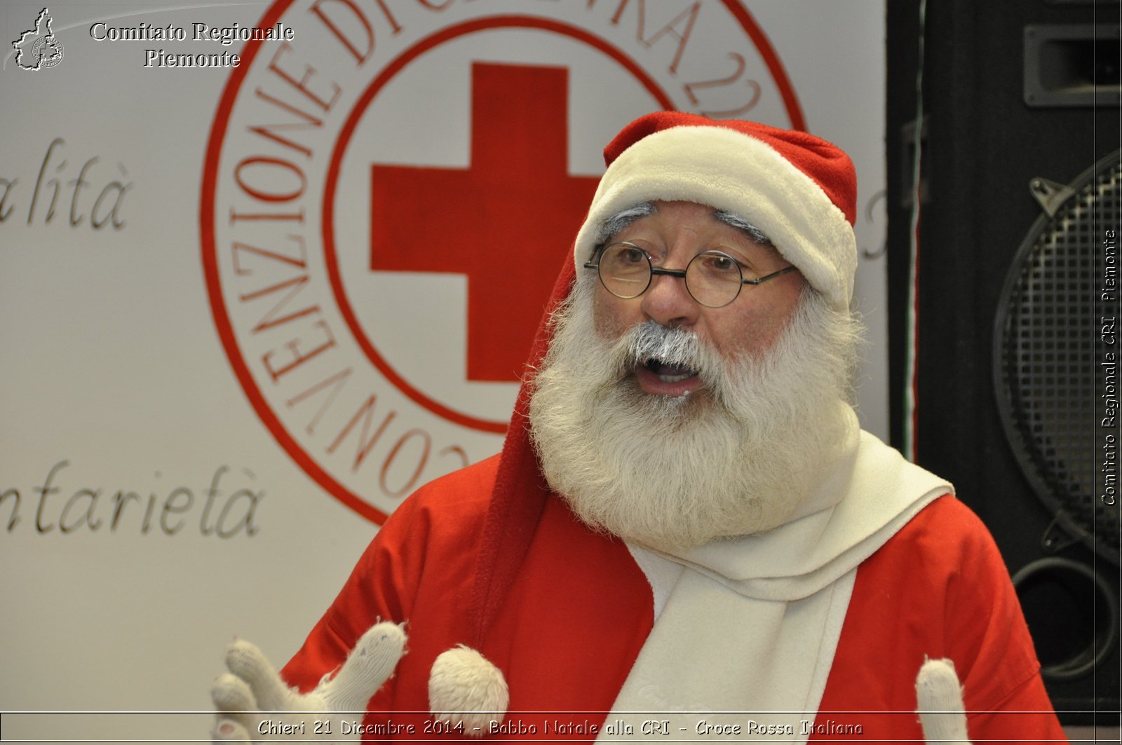 Chieri 21 Dicembre 2014 - Babbo Natale alla CRI - Croce Rossa Italiana- Comitato Regionale del Piemonte