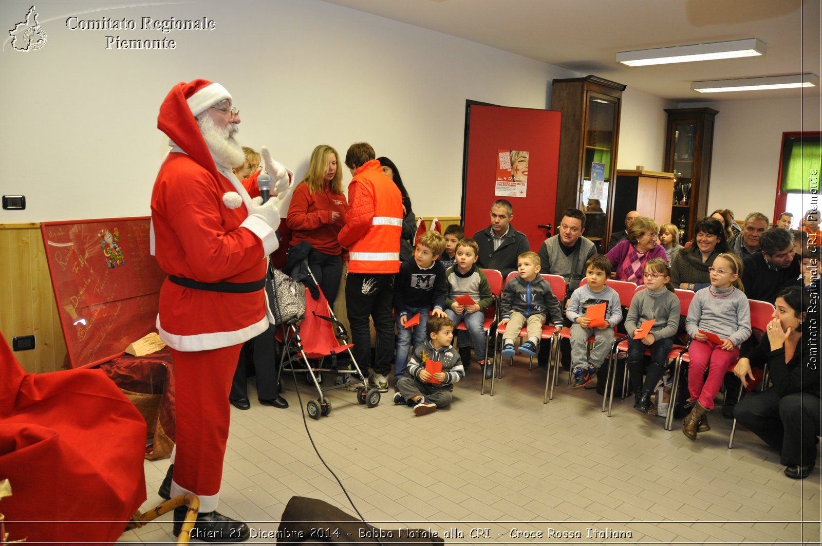 Chieri 21 Dicembre 2014 - Babbo Natale alla CRI - Croce Rossa Italiana- Comitato Regionale del Piemonte