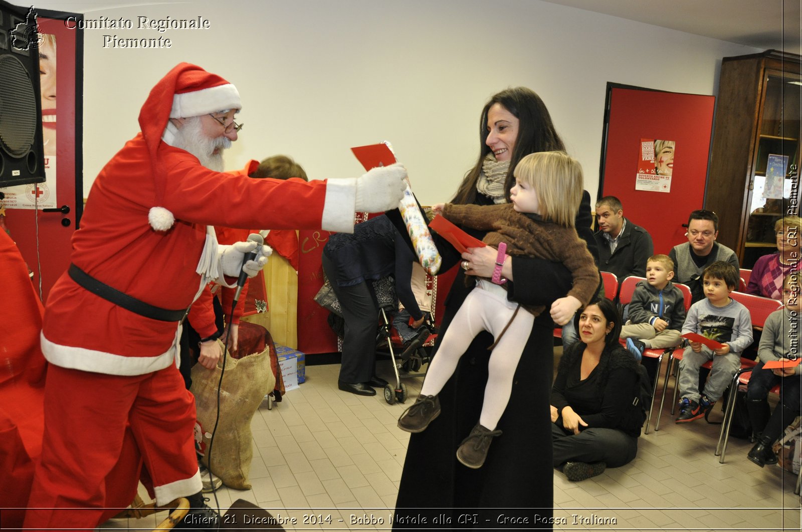 Chieri 21 Dicembre 2014 - Babbo Natale alla CRI - Croce Rossa Italiana- Comitato Regionale del Piemonte