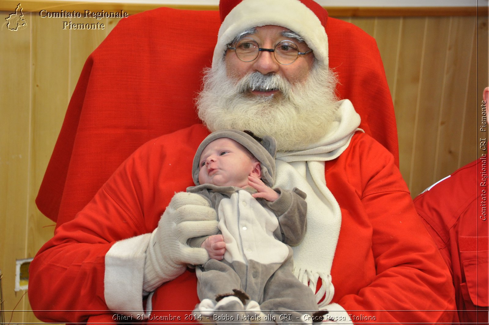 Chieri 21 Dicembre 2014 - Babbo Natale alla CRI - Croce Rossa Italiana- Comitato Regionale del Piemonte