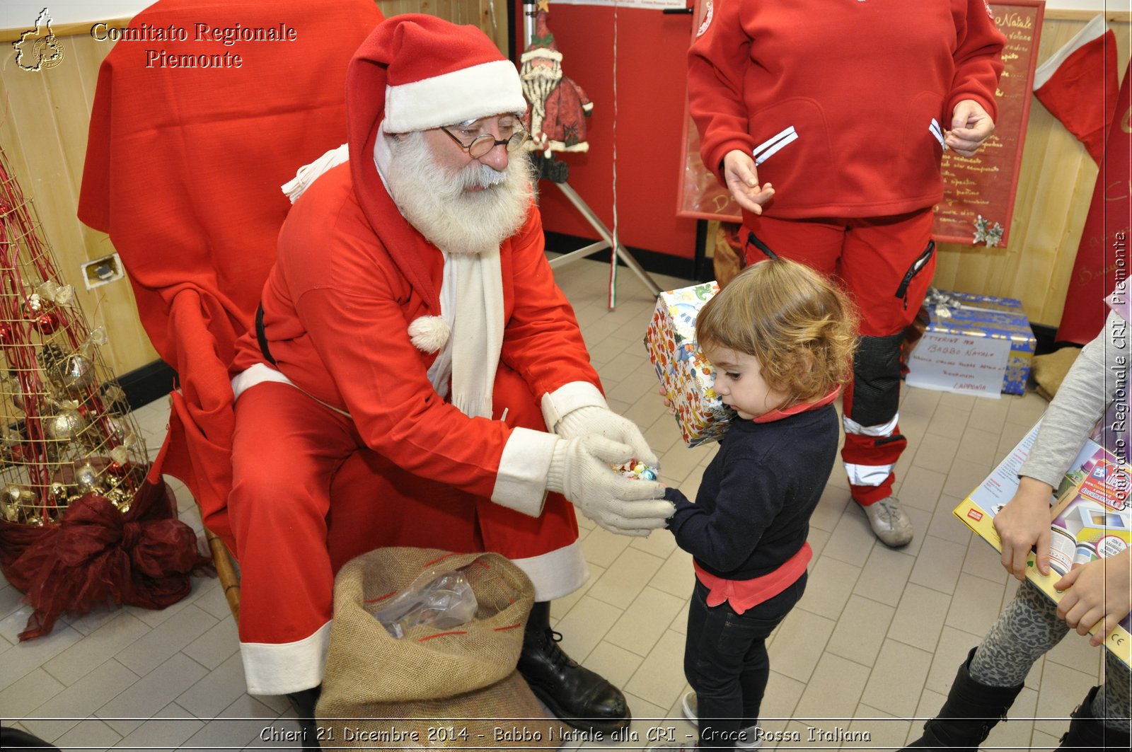 Chieri 21 Dicembre 2014 - Babbo Natale alla CRI - Croce Rossa Italiana- Comitato Regionale del Piemonte