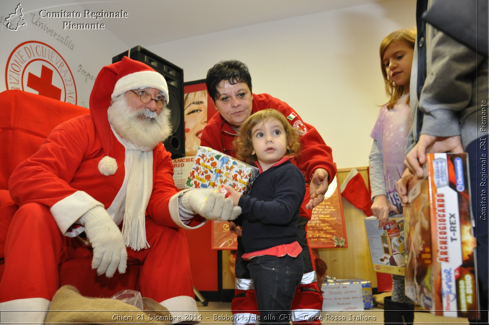 Chieri 21 Dicembre 2014 - Babbo Natale alla CRI - Croce Rossa Italiana- Comitato Regionale del Piemonte